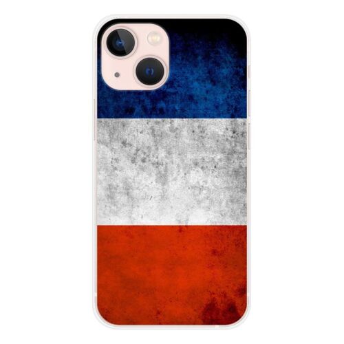 Coque En Silicone - Compatible Apple Iphone 13 Mini - Design Drapeau France