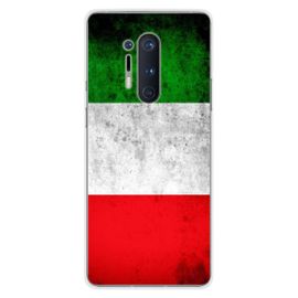 Coque En Silicone - Compatible Oneplus 8 Pro - Design Drapeau Italie