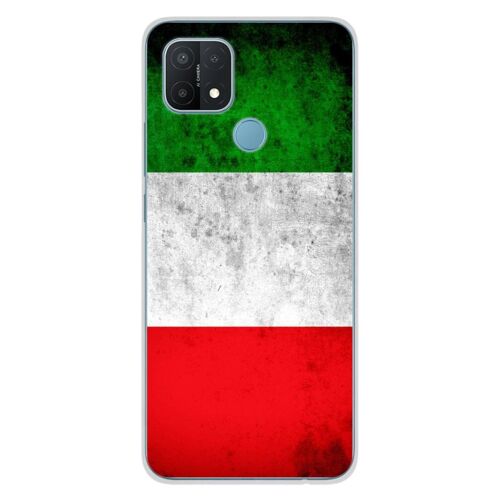 Coque En Silicone - Compatible Oppo A15 - Design Drapeau Italie