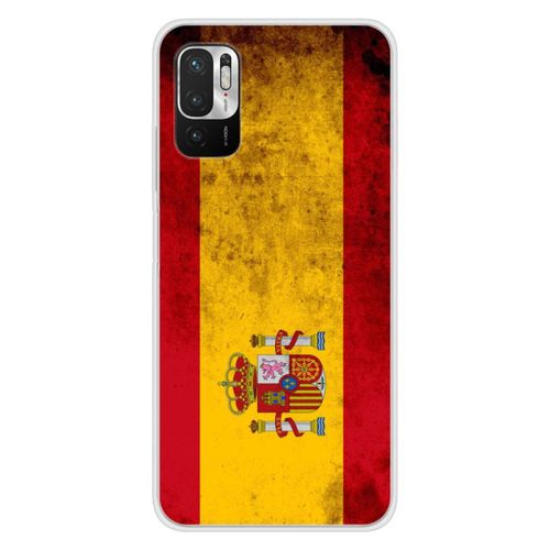 Coque En Silicone - Compatible Xiaomi Redmi Note 10, Xiaomi Redmi Note 10s - Design Drapeau Espagne