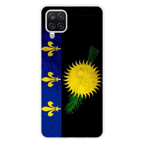 Coque En Silicone - Compatible Samsung Galaxy A12 5g - Design Drapeau Guadeloupe