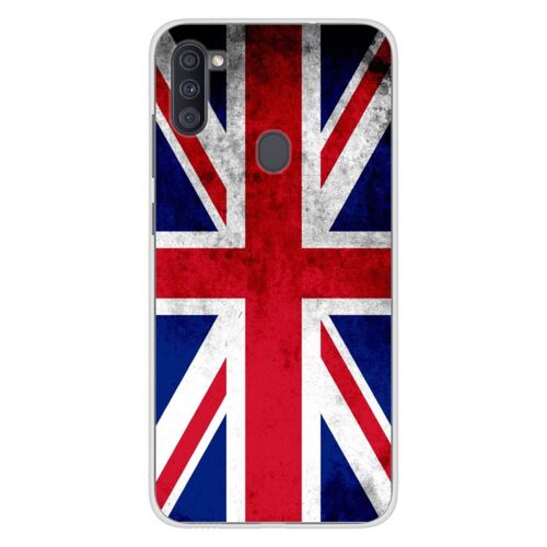 Coque En Silicone - Compatible Samsung Galaxy A11 - Design Drapeau Angleterre