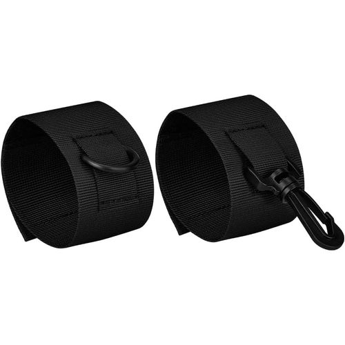Kal-, Menottes Bdsm, Menottes En Nylon, Avec Fermeture Velcro, Mousqueton, Taille Ajustable