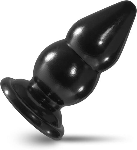 Kal-¿¿15,5cm Épais Perles Anales Plug Anal Avec 2 Noeuds, Entraîneur Perles Anales Dilatateur Anus, Plug Fesses 2 Boules, Massage Prostate Stimulation Point G Jouets Sexuels Anaux¿¿