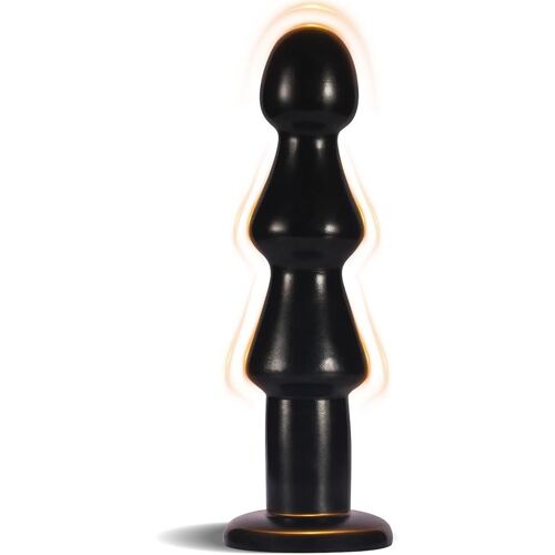 Kal-Plug Anal Avec 3 Boules, Perles Anales Femme Gode Plug, Plug Anal Sex Toys, Jouet Sexuel Butt Plug Pour Homme Femme, Chapelet Anal- Perle Anal - Boule Anal (Noir, M)