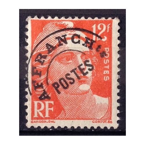 Préoblitéré Gandon 12f Rouge-Orange (Très Joli N° 103a) Neuf* - Cote 4,00 - France Année 1945 - N26765