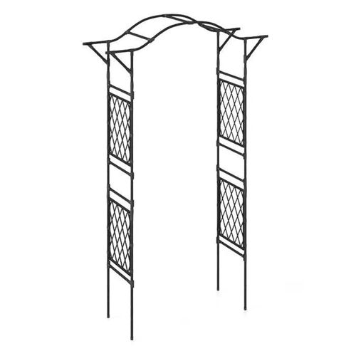 Costway Arche De Jardin Treillis 170 X 210 Cm En Métal Antirouille Pour Plantes Grimpantes, Mariage Fête Et Cérémonie