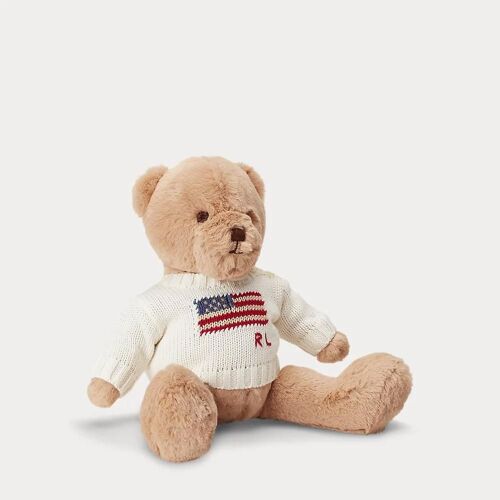 Petit Ourson Polo Bear À Pull Drapeau