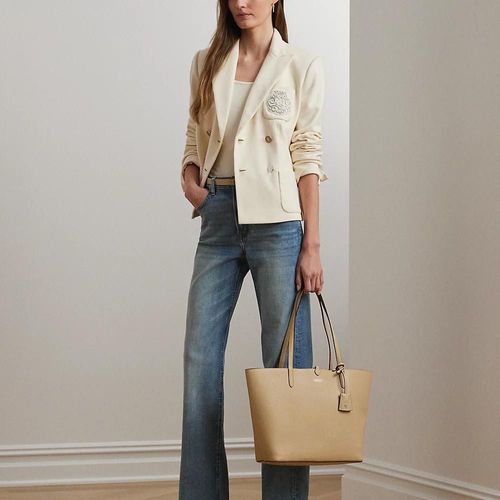 Grand Cabas Réversible En Cuir Vegan