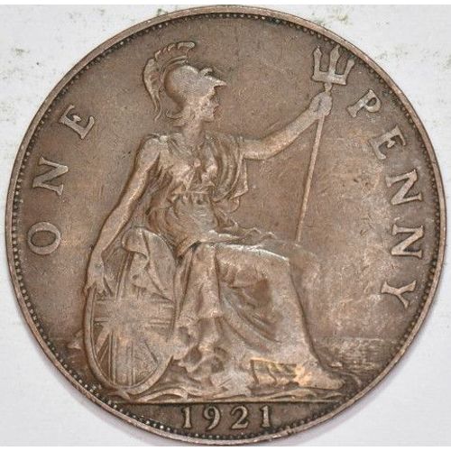 Royaume-Uni - Geoge V - One Penny - 1921 - U221