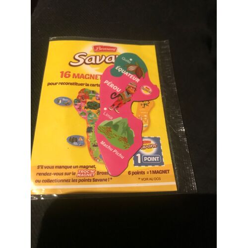 Magnet Amerique Du Sud - Equateur, Perou - Gateau Savane - Brossard