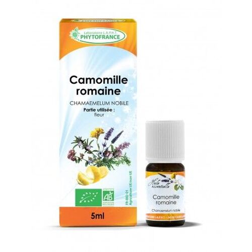 Huile Essentielle Bio Ab Camomille Romaine - Phytofrance - 5 Ml 