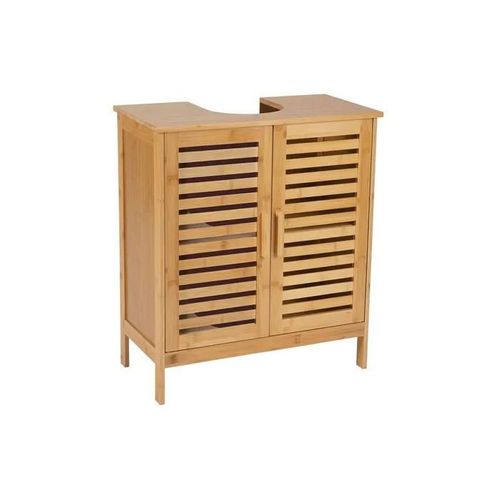 Meuble Sous-Lavabo En Bambou 60x30x62cm Ba73151 Andrea House - Andrea House