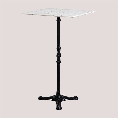 Table Haute de Bar en Terrazzo Vertuo NOIR