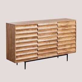 Buffet 145x35 cm en bois d'acacia Petter Brun Acacia