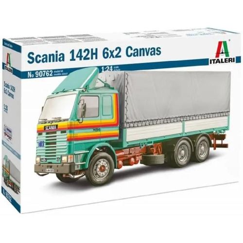 Italeri - Maquette Camion Scania 142h 6x2 Canvas |Italeri|90762| 1:24 Maquette Char Promo - Ref : 15838-Italeri