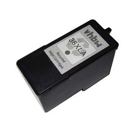 vhbw Cartouche d'encre noir compatible avec Lexmark Z2400, Z2410, X6690, Z2420 imprimante (rechargeable, 21 ml)