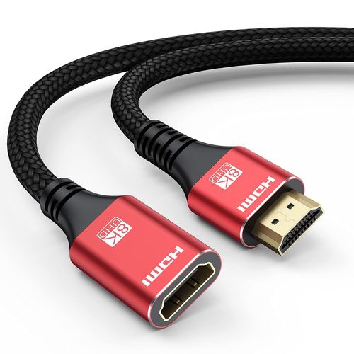 Câble d'extension HDMI 2.1 8K mâle à femelle Compatible avec PC HDTV - 2m