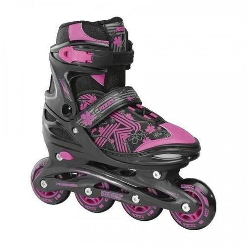 Patins À Roues Alignées - Roces - Jokey 3.0 - Filles - Taille 38-41 - Noir/Rose