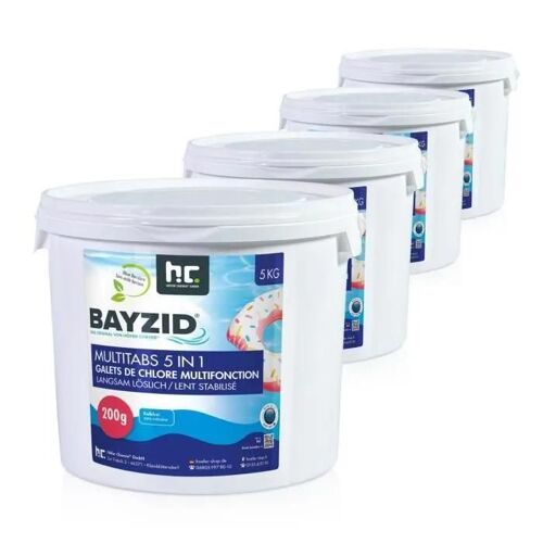 Galets de chlore multifonction (200g) 4x5kg