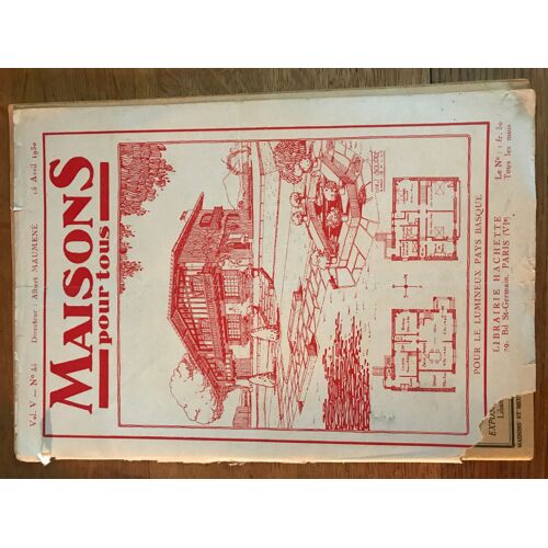 Lot De 7 Revues "Maisons Pour Tous" Et "Maisons Et Intérieurs Pour Tous"