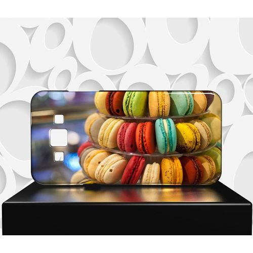 Coque Design Samsung Galaxy E5 Macarons - Réf 09