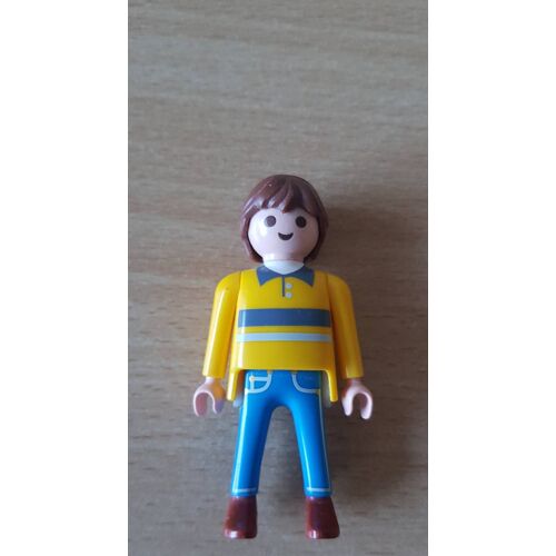 Playmobil Homme Garçon Jeans Bleu Polo Jaune Blue Yellow Boy Man Geobra Copyright 1994