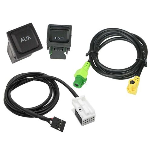 Câble de commutation USB AUX pour voiture, adaptateur Audio RCD510 RNS315 pour Passat B6 B7 Golf 5 MK5 Golf 6 MK6 Jetta 5 MK5 CC