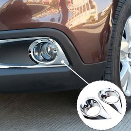 Cadre De Phare Antibrouillard Chromé Pour Peugeot 2008 2014-2019, 2 Pièces, Accessoires De Voiture, Avant Gauche Droite, Décoration