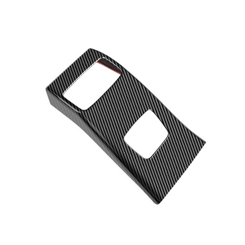 Couverture De Panneau Anti-Coup De Pied En Fiber De Carbone Pour Toyota Corolla Cross, Cadre De Sortie De Climatisation Arrière, Rhd 2021 2022