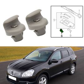 Pare-Soleil De Voiture Pour Nissan Qashqai J10 Dualis, Couvercle De Support À Crochet, 2 Pièces, Neuf, Gris 96409bc402