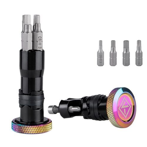 Ensemble D'outils De Réparation De Vélo, Outil De Retrait De Chaîne De Vélo, Multi-Portable Version Améliorée Tournevis Hexagonal Clé 2