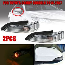 Ampoule De Voiture Pour Toyota Camry Corolla 2014 ¿ 2018, 1 Paire, Côté Gauche/Droit, Copilote, Indicateur De Miroir, Clignotant
