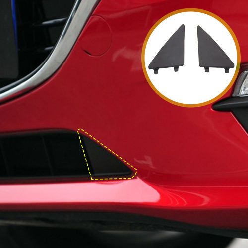 Couvercle De Protection En Forme De Triangle Pour Pare-Choc Avant De Voiture, Pour Mazda 3 Axela 2014 - 2016 Bhn1-50-101 Bhn1-50-102, 2 Pièces