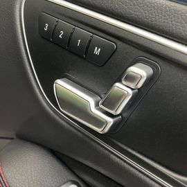 Autocollants Pour Bouton De Réglage De Siège De Voiture, 6 Pièces, Pour Mercedes Benz C Classe E W204 W212 Gle Glk Gla Cls Ml Classe Gl