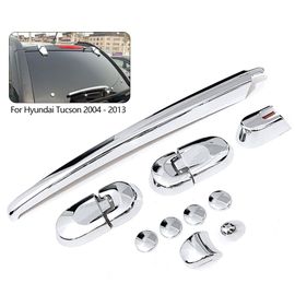 Couvercle De Buse D'essuie-Glace Pour Vitres Arrière De Voiture, Abs Chromé, Accessoires Décoratifs Pour Voiture Hyundai Tucson 2004 ? 2013, 12 Pièces