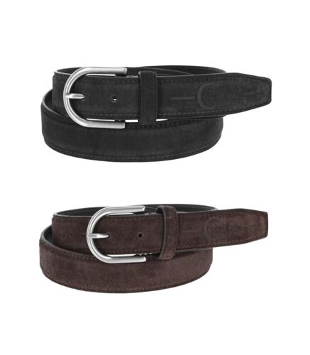 Ceinture Covalliero Noir Taille 105 Cm Aspect Daim