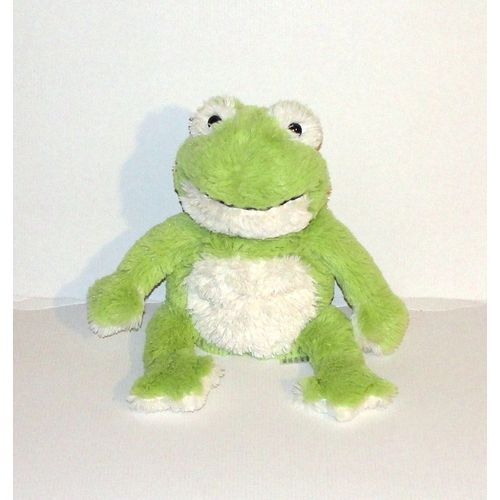 Peluche Grenouille Bouillotte Warmies Microwave Doudou Grenouille Micro Ondable 35 Cm