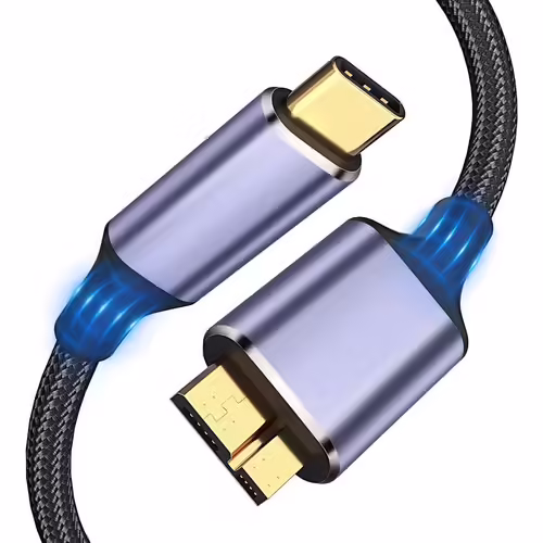 10 Gbps USB C vers Micro B câble de disque dur externe USB-C câble de disque dur 1m