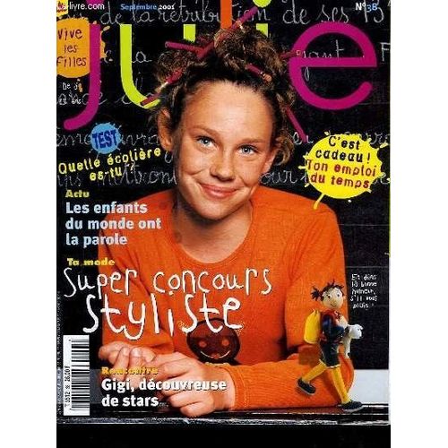 Magazine Julie Numero 38 - Super Concours Styliste Magazine Féminin Ado Créatif !