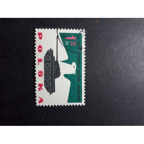 Timbre Militaire Char Pologne Polska Tp11