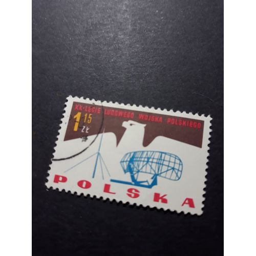 Timbre Militaire Antenne Radio Pologne Polska Tp11
