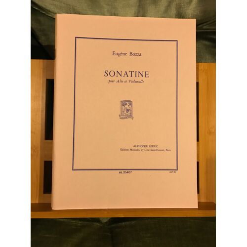 Eugène Bozza Sonatine Pour Alto Et Violoncelle Partition Éditions Leduc
