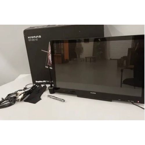 Tablette graphique noir avec écran HUION KAMVAS GT-220 V2, 21,5 pouces