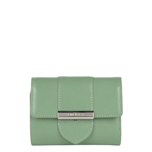 Portefeuille A rabat avec fermoir Paris Ily Lancaster 131-050 Jade Antic