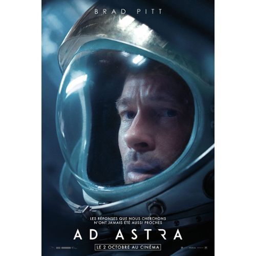 Ad Astra - Brad Pitt - James Gray - 2019 - Affiche De Cinéma Pliée 160x120 Cm
