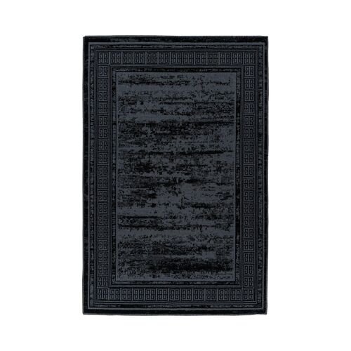 Tapis De Salon Moderne Et Design Ivo 120x170 Cm Noir - Novatrend