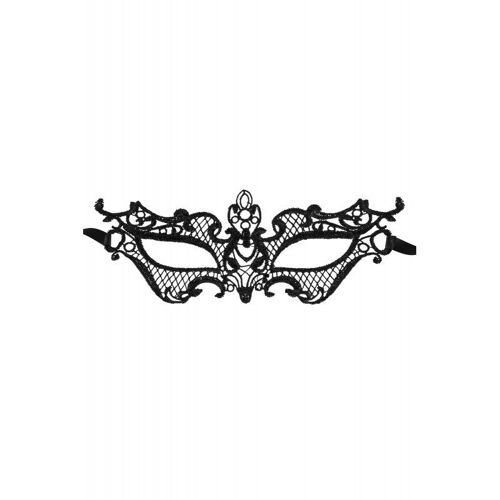 Celeste Masque En Guipure Noire Noir