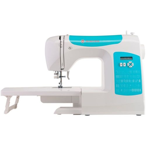 Singer C5205 Machine à coudre - Couleur Turquoise / Gris