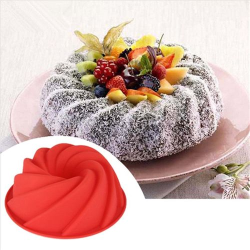 Moule À Gâteau En Silicone En Forme De Grand Tourbillon, Bricolage, Plat De Cuisson, Forme De Beurre, Moule De Boulangerie, Ustensiles De Cuisine, Outils De Décoration De Gâteaux